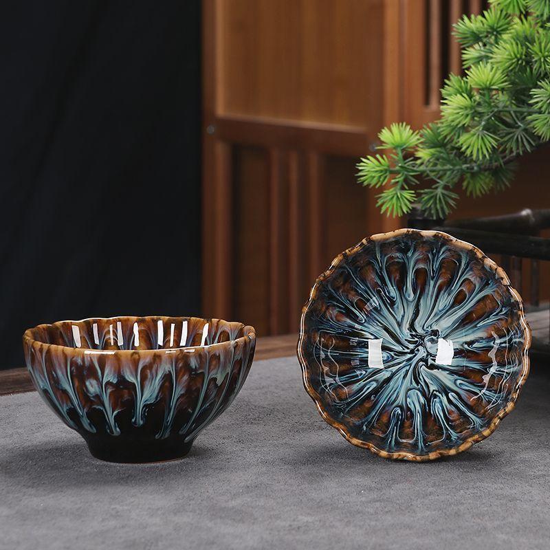 

Главная чашка для чая Большая чашка в форме цветка Цзяньчжань Персональная специальная чашка Домашнее чаепитие