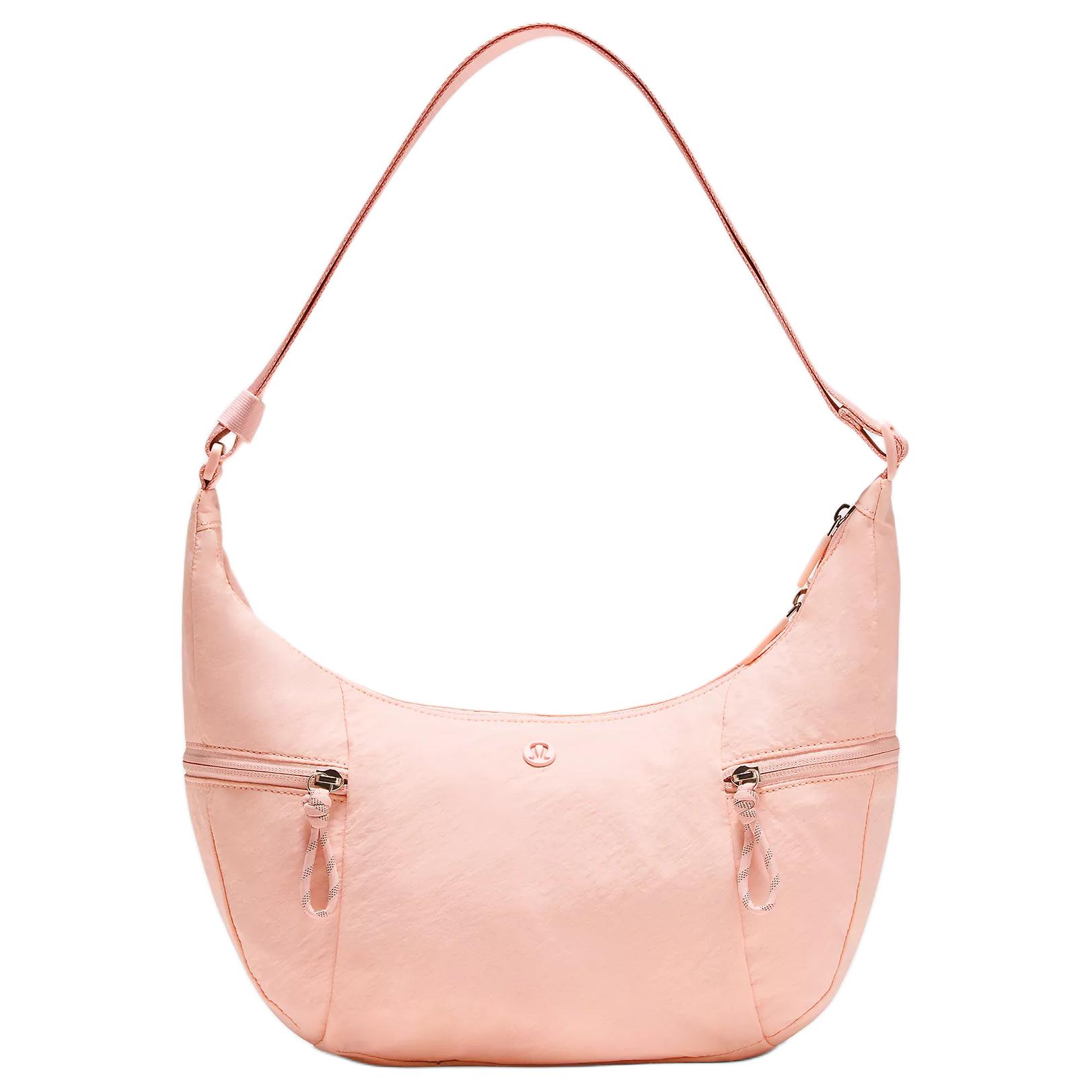 Lululemon Slouchy Sling 6L Minimalist Casual Versatile Recycled Nylon Crossbody Shoulder Bag Unisex bags Light-Pink LU9CACS-056852 Light Pink