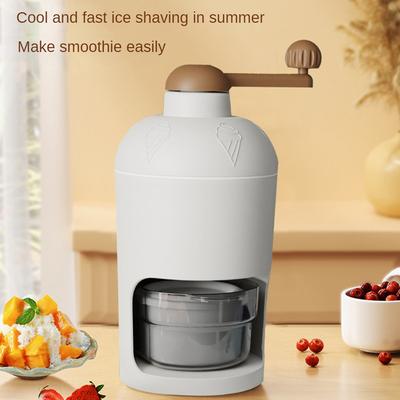 Shaved Ice Machine Household Small Hand Crank Ice Crusher Hand Crank Ice Crusher Hail Machine Smoothie Maker