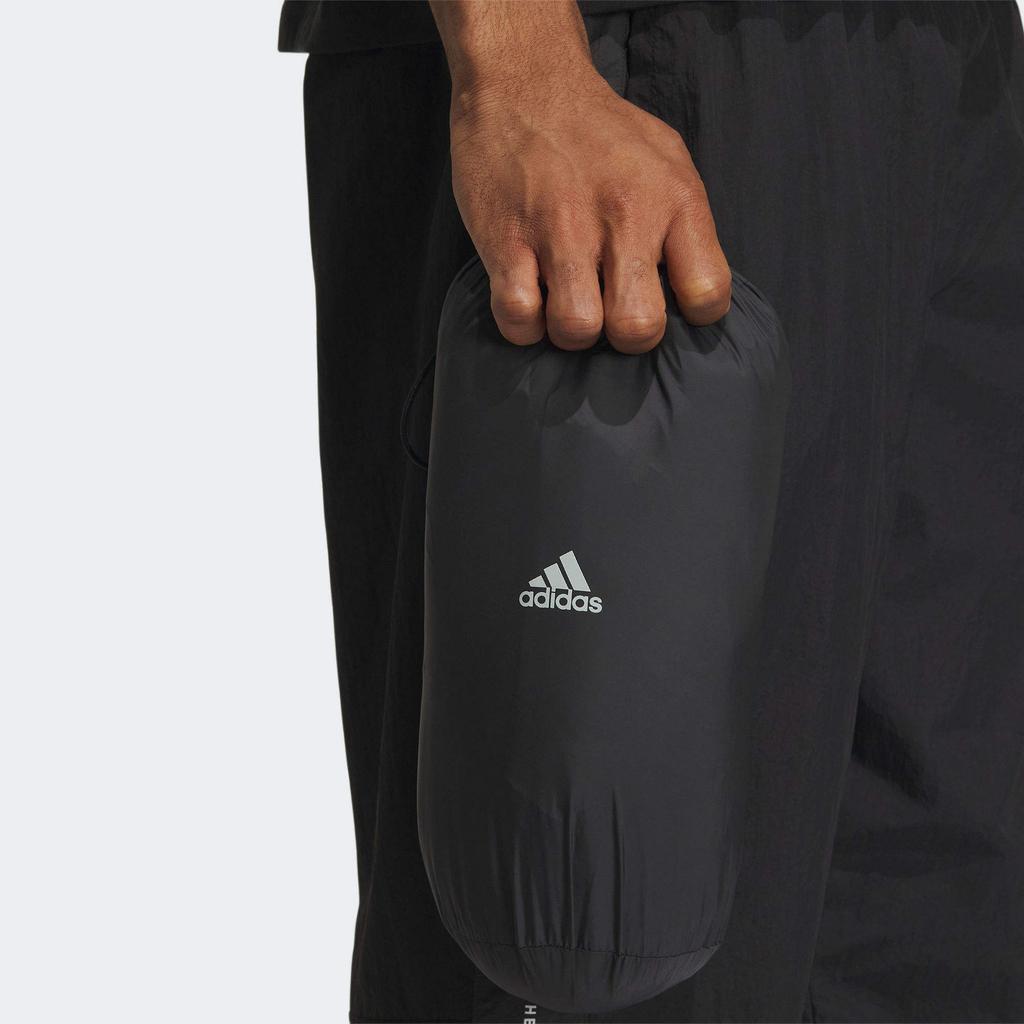 Adidas Sport Performance Colorblock Long Sleeve Hooded Down Jacket Men Outerwear Black IK7601