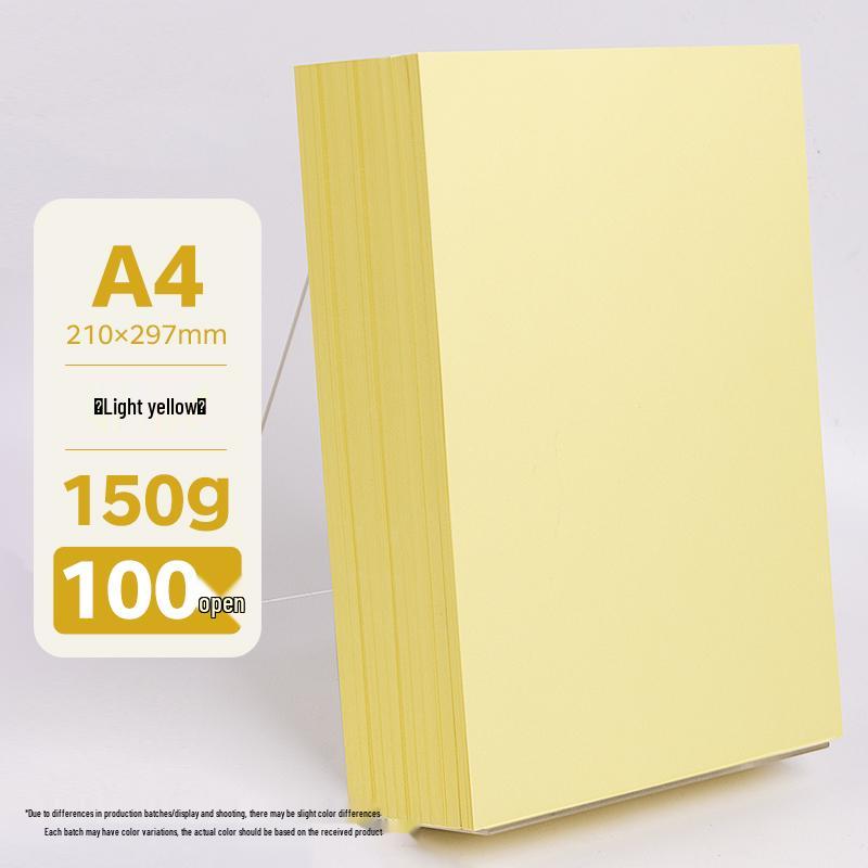 A4 Assorted Color Thickened Origami Paper 80g/120g/150g - Pink, Red, Blue