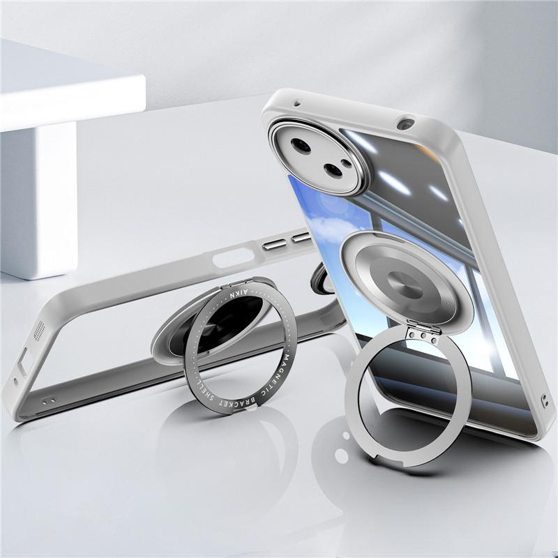 Full Cover Super Anti-drop 360 degrees Rotating Bracket Case With Lens Film For Sharp Aquos Wish 4 Wish4 Back Protection Shell