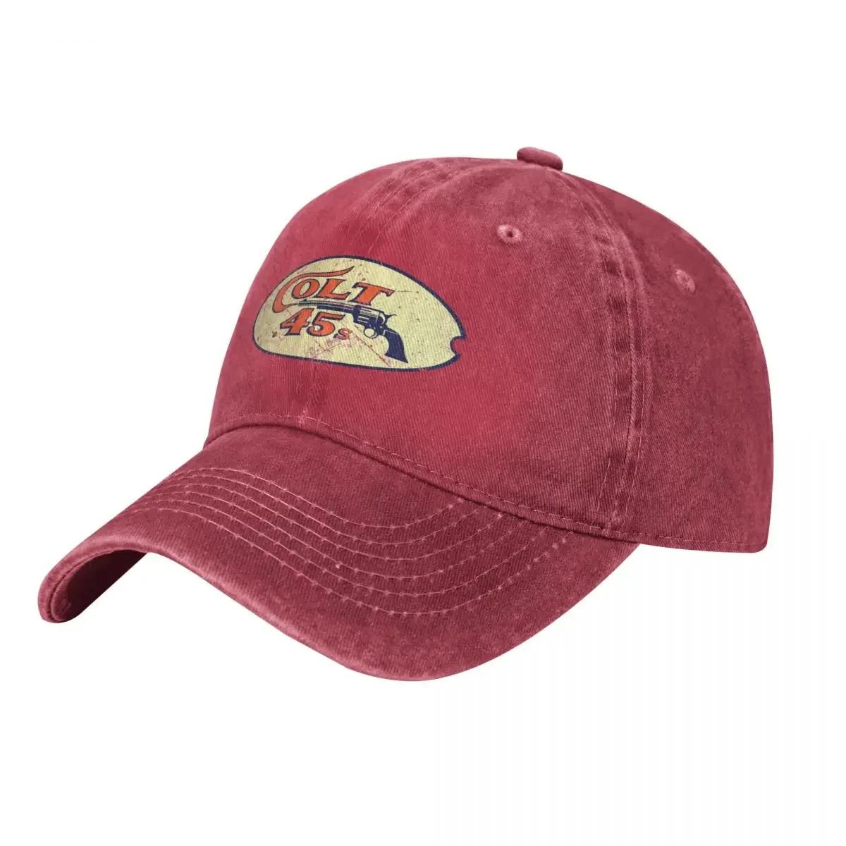Colt  Gun Houston Texas Baseball Cap Golf Cap Sun Cap Streetwear New Hat Unisexs Caps Womens