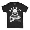 Unisexs Funny T Shirt Mr Fix It Sarcastic Mechanic Novelty For Unisex Vintage Comfortable Slightly Casual