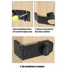 Easy Installion Without Key Closet Door Lock with Twist Knob Hasp Latches Convenient for Cabinets and Double Door