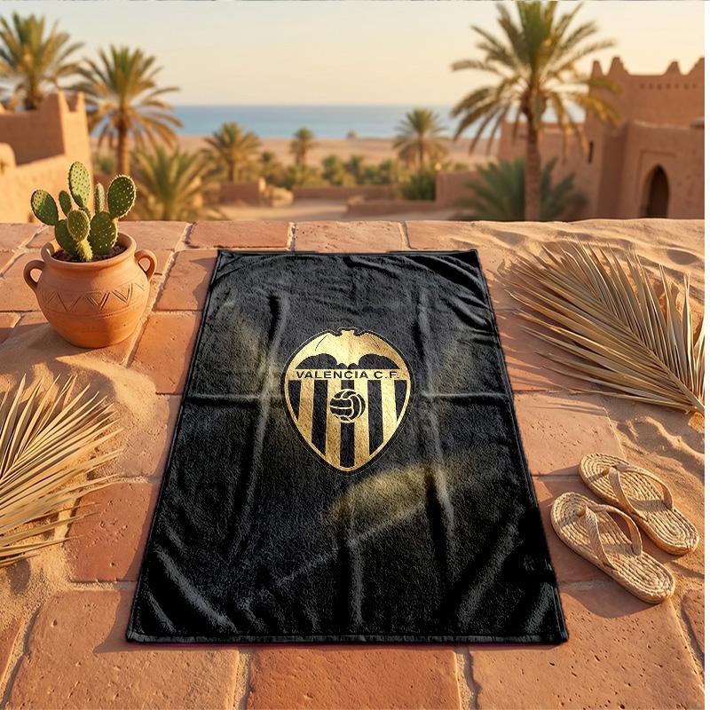 Toalla de Playa de Microfibra con Estampado del Valencia CF Secado Rápido Absorbente Toalla Grande para Playa Natación Viajes