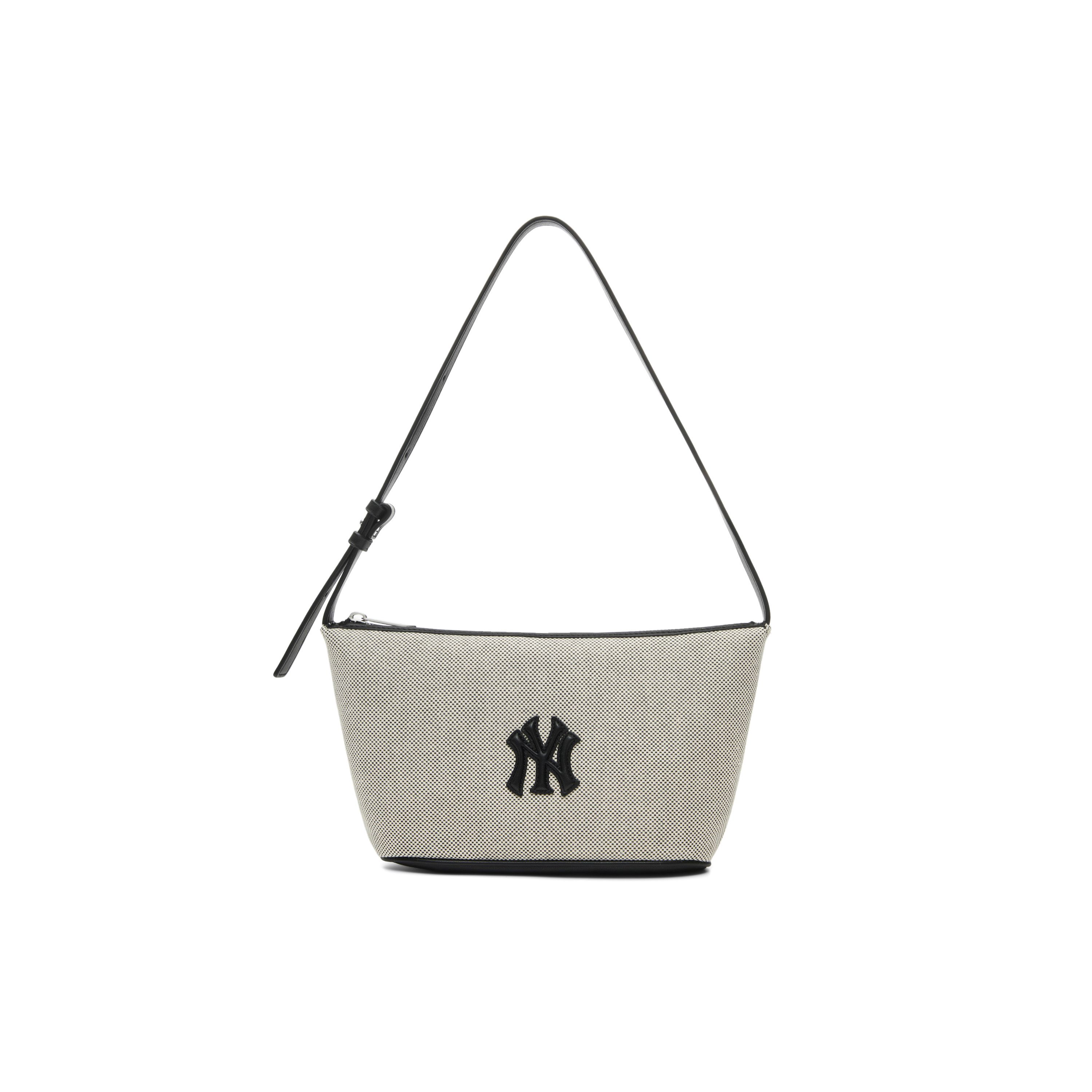 

MLB New York Yankees 25FW Basic Series Classic Versatile Simple High-End Adjustable Cotton Shoulder Bag Women Shoulder Bag Black 3ABQBC15N-50BKS Basic Set (Bag)