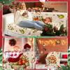 Cream Wildflowers Design Standard Size Plush Holiday Breathable Warm Blanket Ideal Christmas Halloween Gift for Women Men Kids