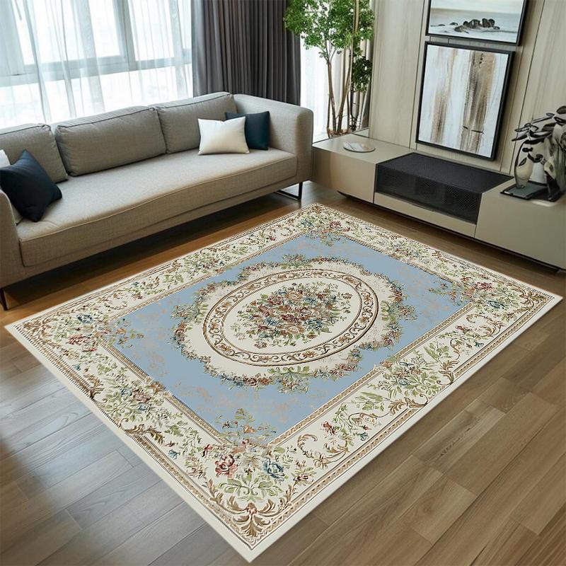 Persian Vintage Carpet Mat Rug Home Decoration Living Room Bedroom Floor Decor Traditional Pattern Non Slip Rugs Bedroom Carpet
