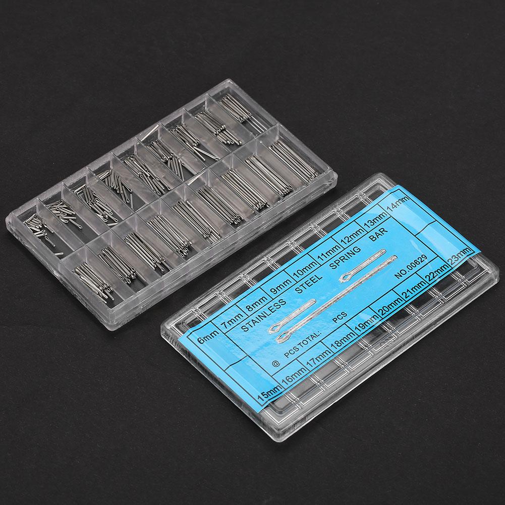 18Sizes Metal Spring Bar Steel Watch Band Linking Pin Strap Connection Accessory 6-23mm