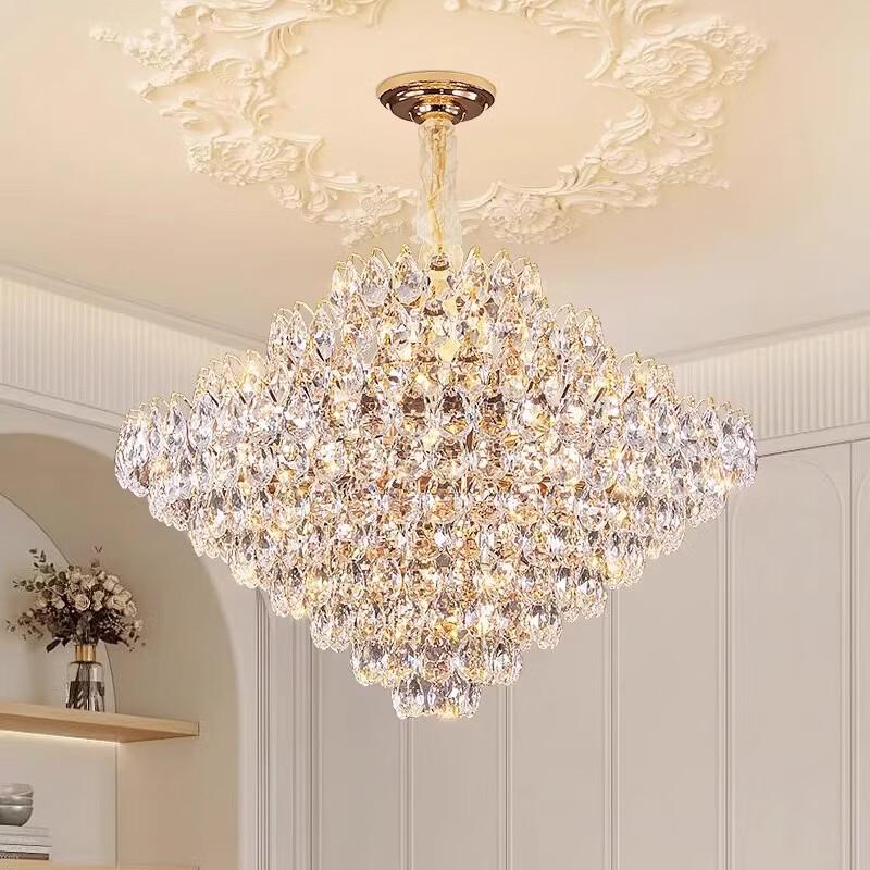 Nu Feng Round K9 Crystal Chandelier