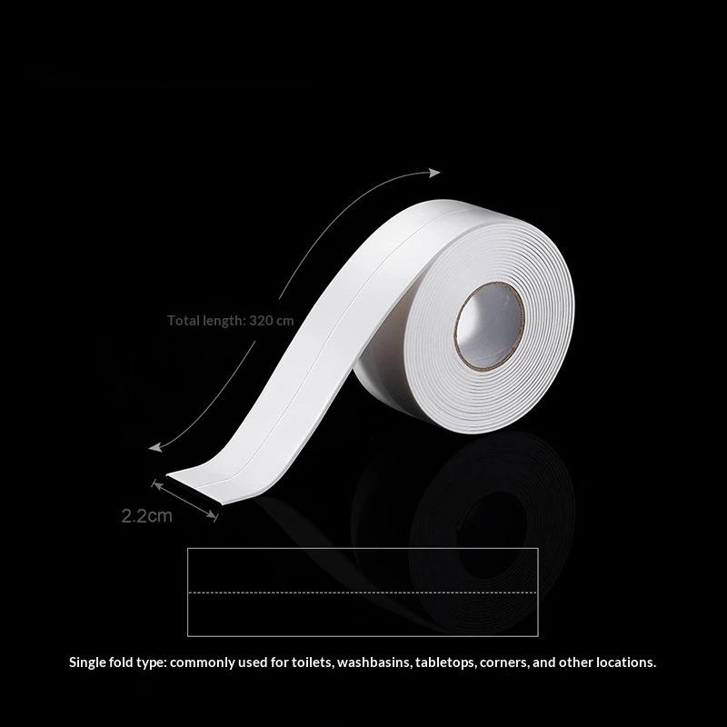 3.2/5M Self Adhesive Pvc Sealing Tape Oil Proof Waterproof Kitchen Sink Bathroom Toilet Wall Sticker