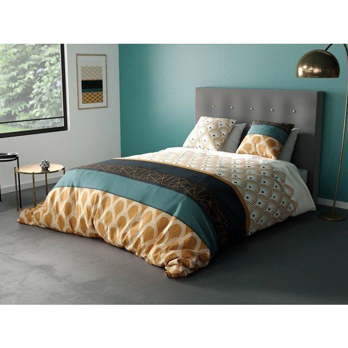 Parure de couette - Art deco Bangy - 240x220 cm - 100% coton - Oeko-Tex®