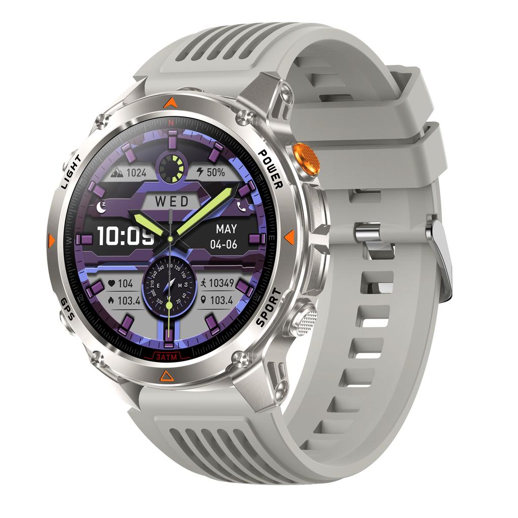 New Arrival GPS Sport Watch Compass Altitude Barometer 3ATM Waterproof FitcloudPro Smartwatch Health Tracker Phone Calls