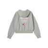 (WMNS) Air Jordan Fleece Hoodie 'Grey' Women's DB9067-063