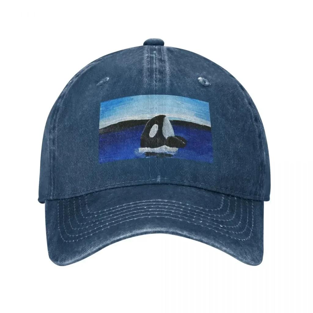 Orca Orca Whales Baseball Cap Rave Sunscreen Vintage Dad Hat Luxury WoUnisex Unisex's