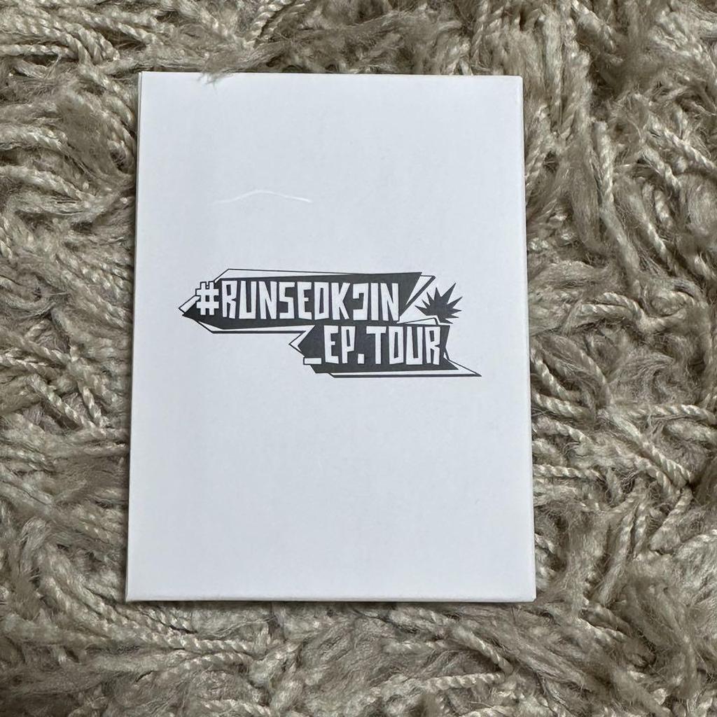 [USED] BTS RUN SEOKJIN Magnet Card Holder Card Case