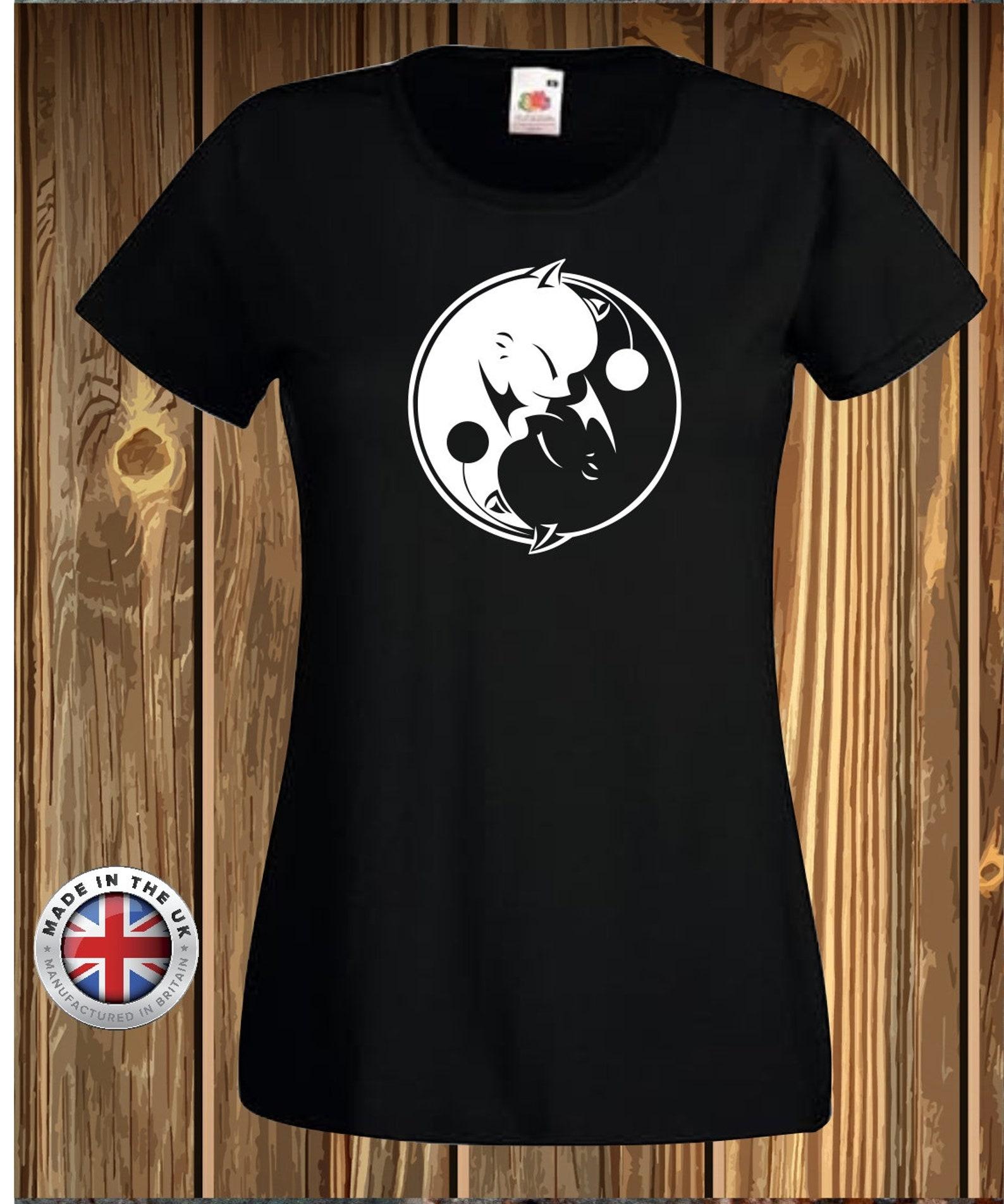 Final Fantasy Moogle Yin Yang T-Shirt: Gamer Gift S