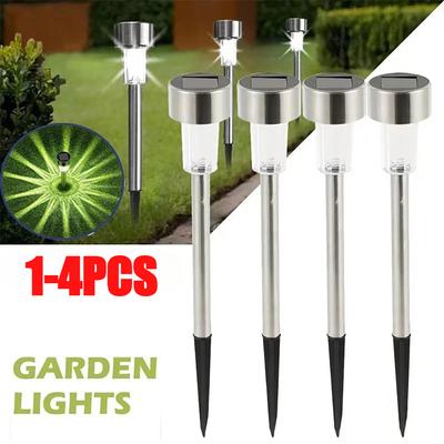 Herramientas de decoración de jardín con energía solar, lámpara de exterior alimentada por energía solar, iluminación de paisaje impermeable para caminos, patios, césped