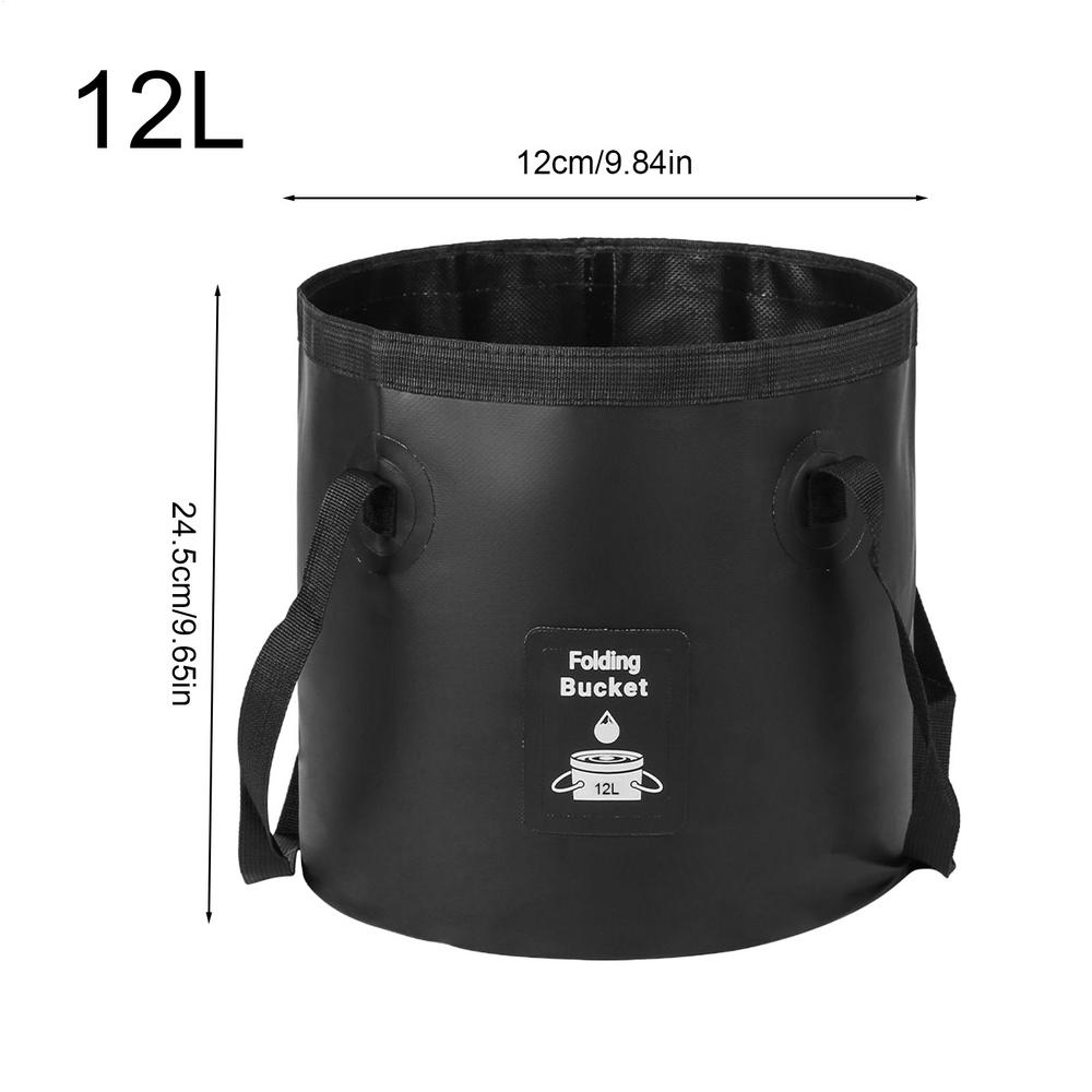 Складное ведро для рыбалки Садовая емкость для воды Портативное складное ведро Для купания Стирки Рыбалки Мытья машины Кемпинга