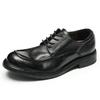 Light Luxury Cowhide Sole Goodyear Handmade Shoes Men's Shoes Genuine Leather Trend Business Shoes Men's British Men's Leather Shoes