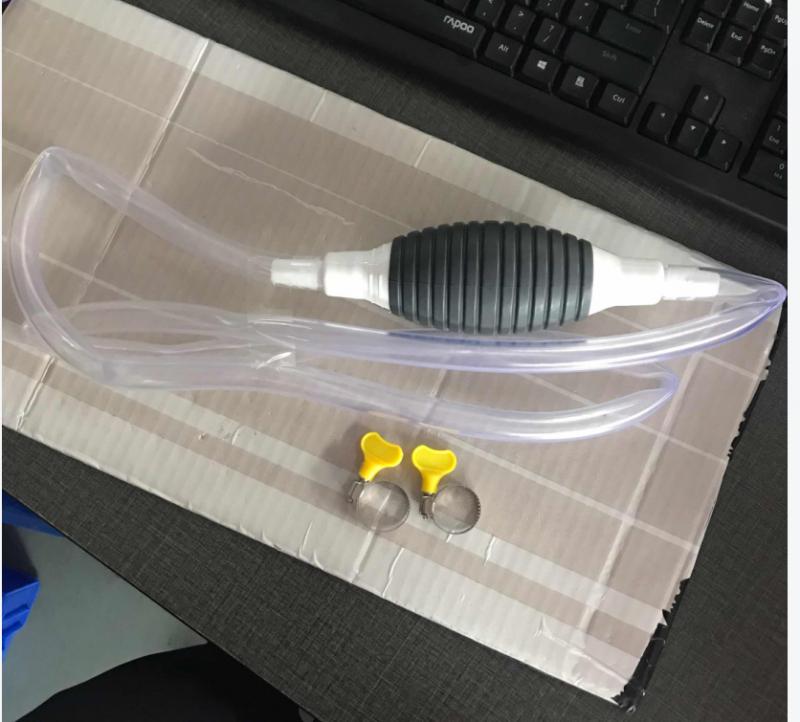 Manual Hand Suction Pipe Pump  Water Petrol Fuel Oil Transfer Fuel  Diesel  Pump Sucker Siphon Hose Car Accessories