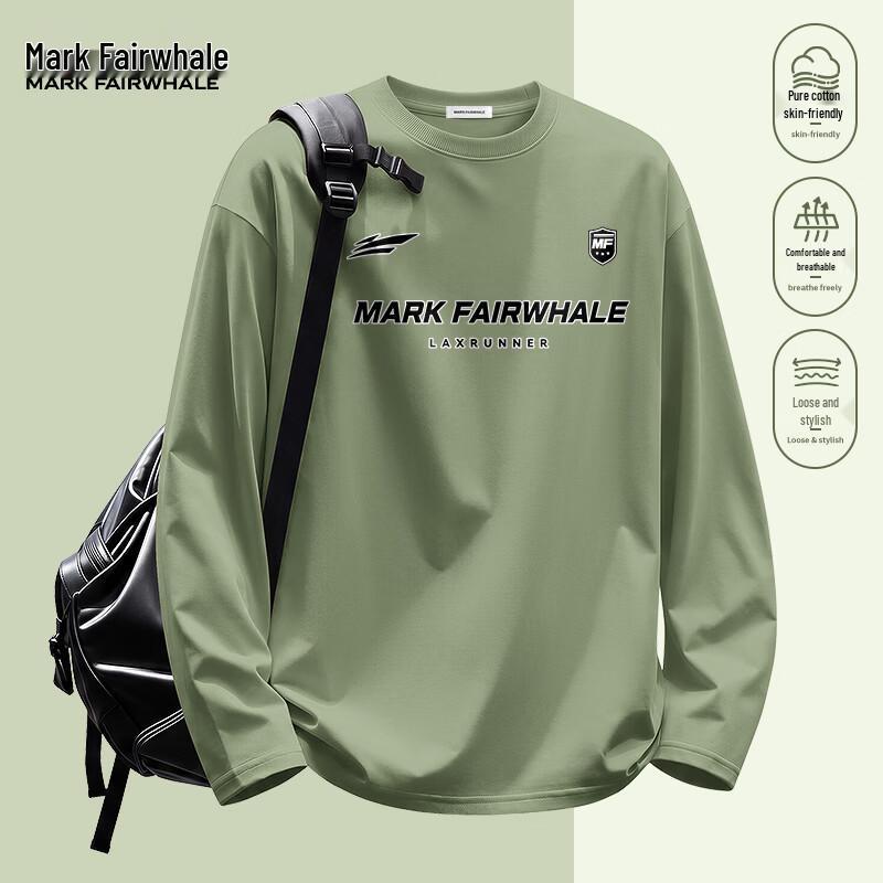 Mark Fairwhale Men's Commuter Cotton Long-Sleeve T-Shirt