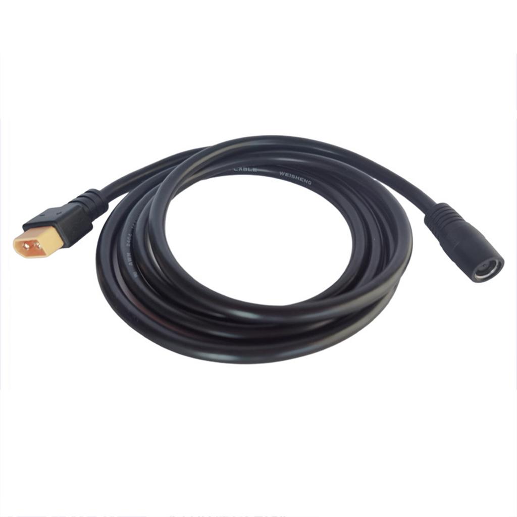 XT60 Male to DC7.9mmx5.5mm Female Adapter Cord for Solar Generators and Power Stations 14AWG