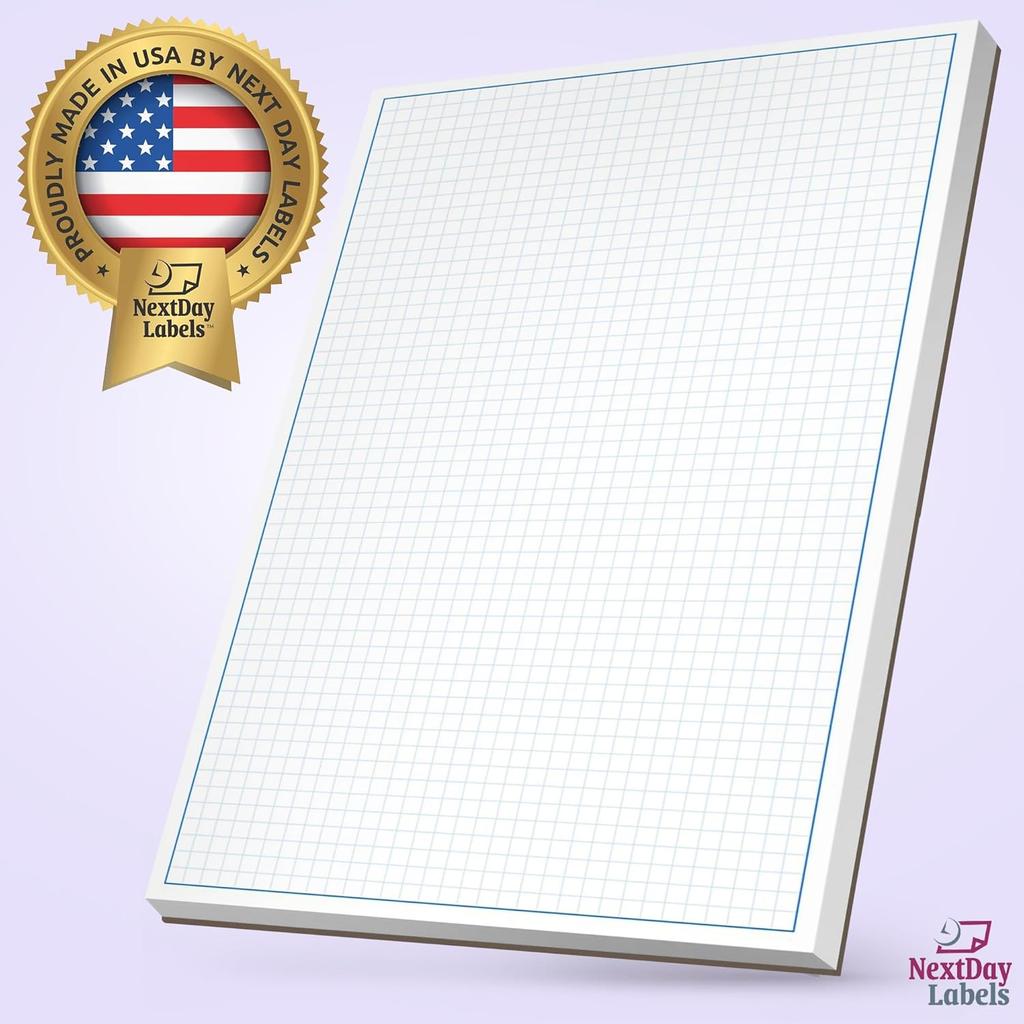 Graph Paper Pad for Blueprint Drawings, Drafting, Engineering Drawing, and Planning - Graph Paper 11x17 Blueprint Quadrille Grid Paper Pads with Blue