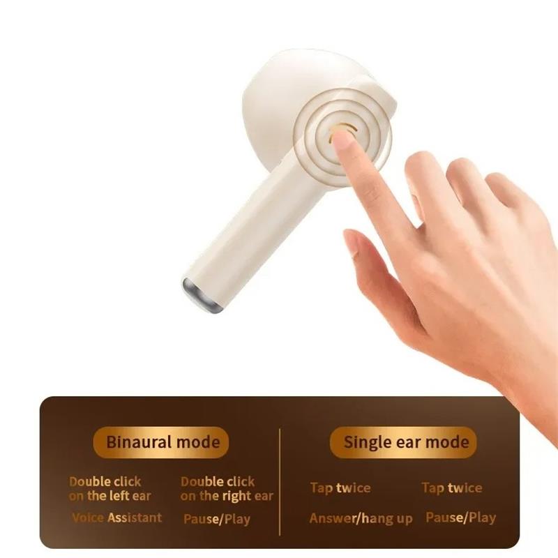 Original Lenovo TC3301 TWS Stereo Bluetooth Headphones Wireless Bluetooth 5.3 Headphones Earphones with Noise-Canceling Microphone