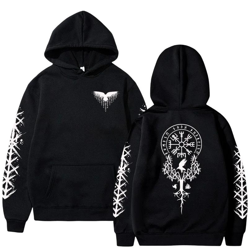 

2025 Новое поступление Мужское худи Высокое качество С капюшоном С длинным рукавом Толстовка Осень Зима Мужская Повседневная Спортивная Пуловер Y2K Готика 3XL