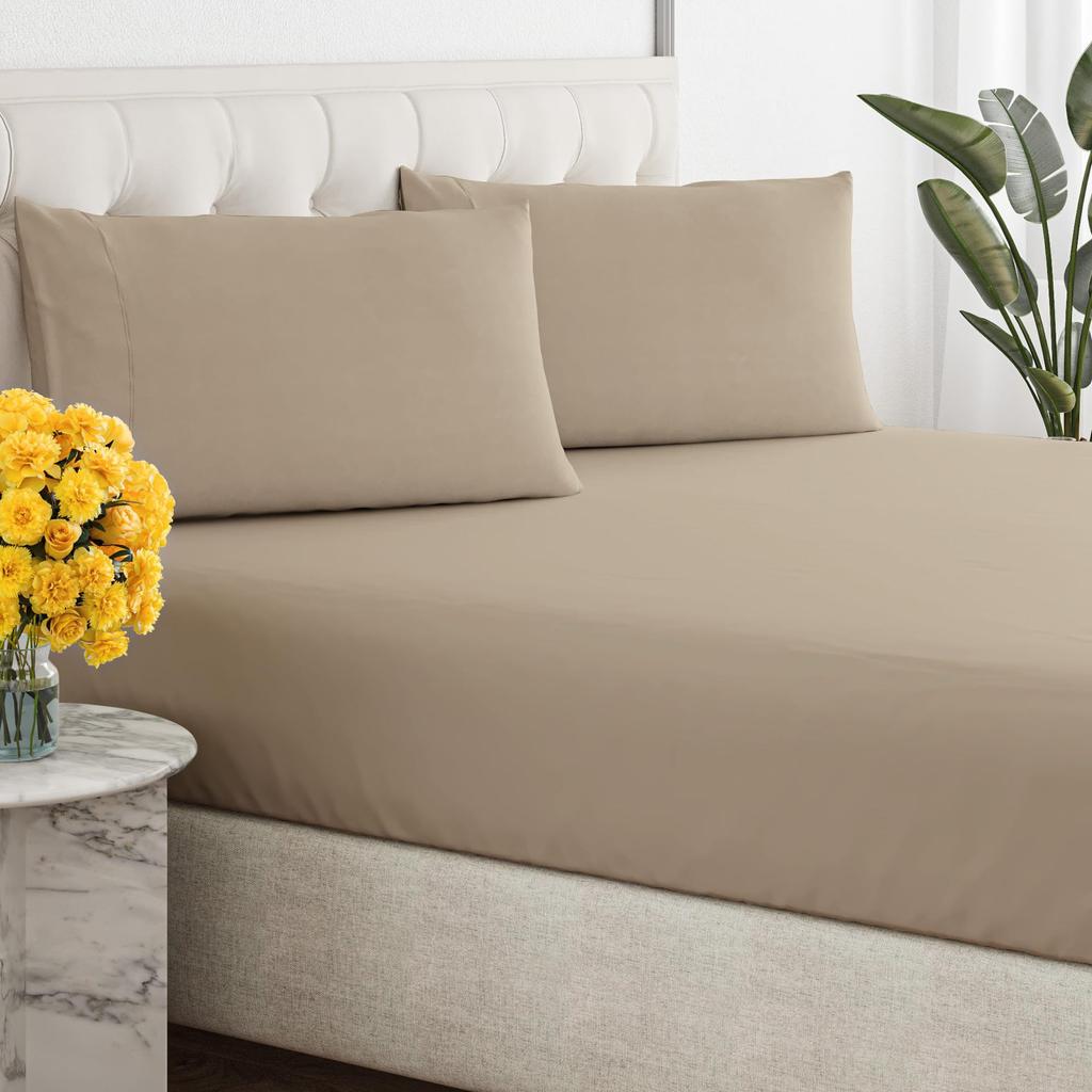 Simple Solid Color Pattern Mattress Three-Piece Digital Printing Mattress Bedding Set Adult Children