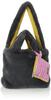 Cuco Reversible Eco-Fur 2-Way Bag with PouchA4 Size, Gray, 2353111088 (390)