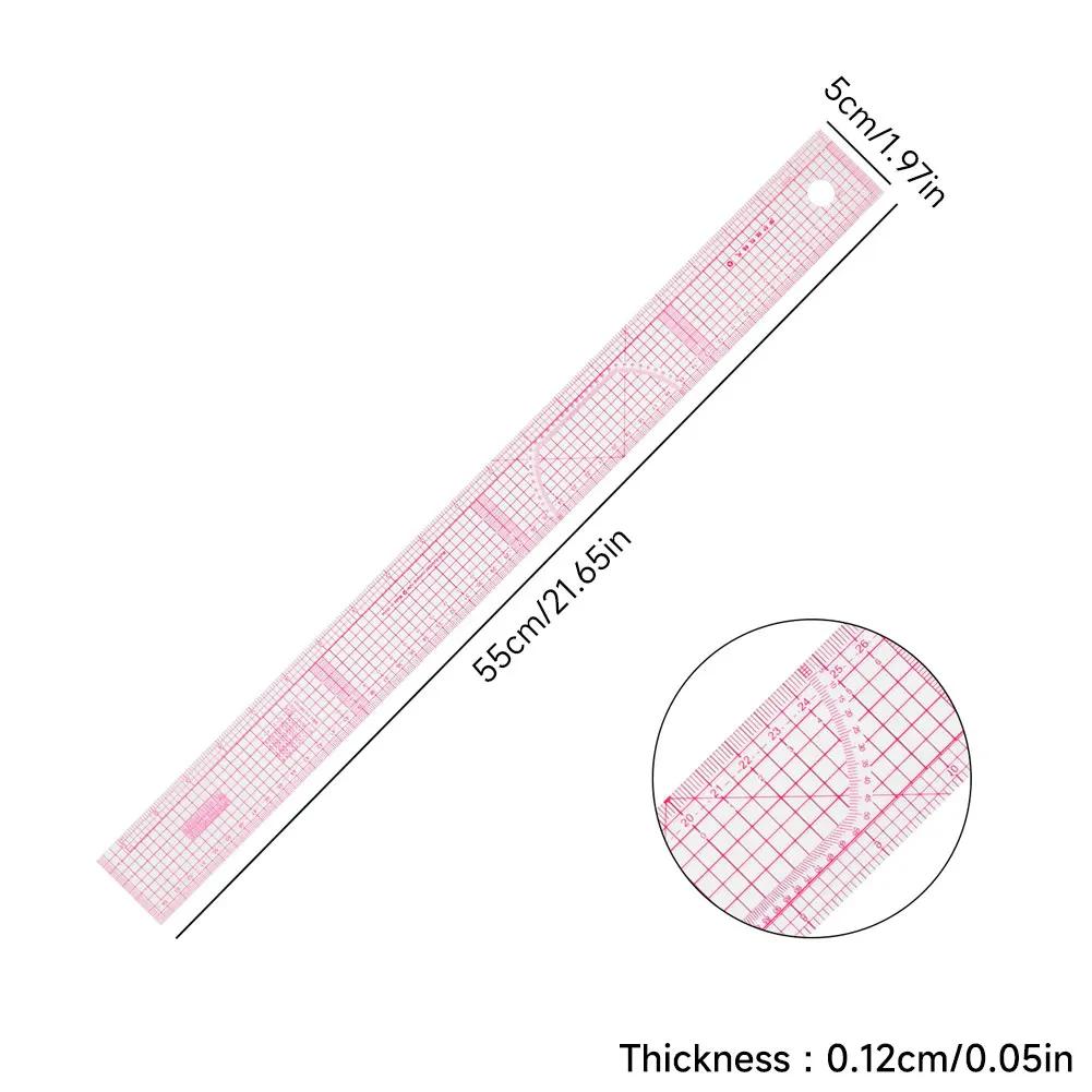 Tailor Measure Ruler Soft Grading Design Ruler French Metric Curve Template Sewing Accessories For Clothing Pattern Making DIY