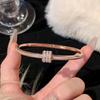 Zircon Diamond-Set Grid Bracelet: Elegant, Luxurious Niche Design for Women