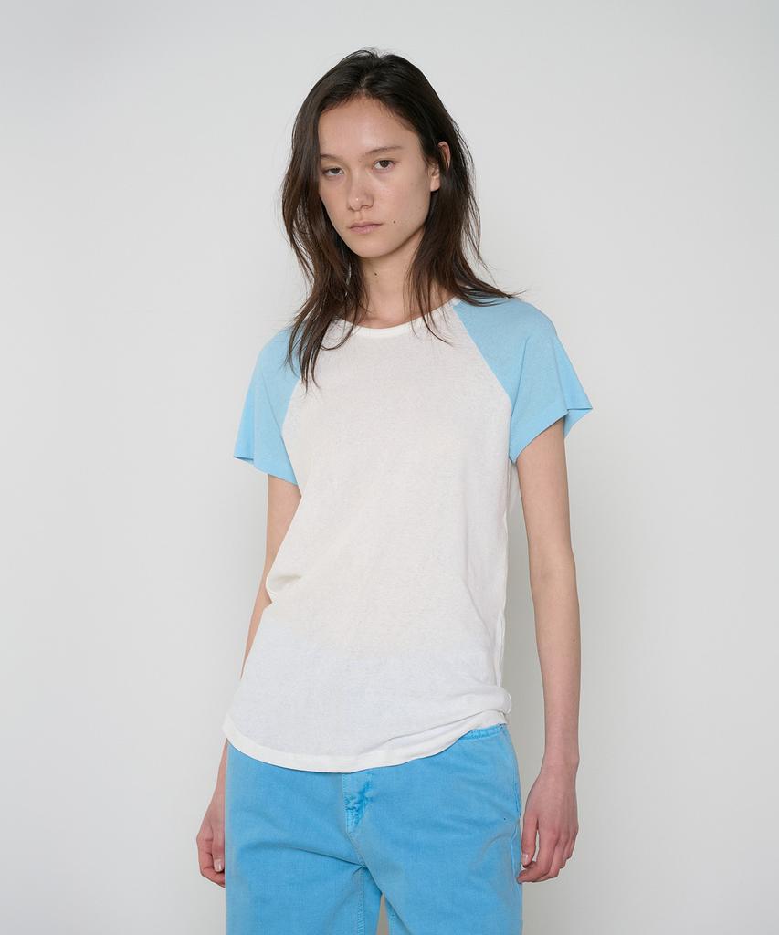 Jeonggamseutyudio Eco Color Block Raglan Tee_3 Color