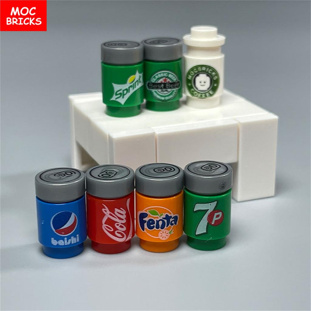 Non-Toxic Moc Bricks Office Furniture Tea Culture Desk Table Beverages Wine Educational Building Blocks City Model Children'S Toys Gifts
