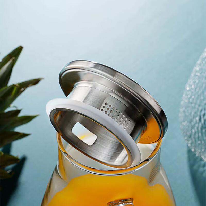 Myhobby Luxury High-End Home Use Heat-Resistant High Borosilicate Glass Cup And Pitcher Set, Living Room Specific Aesthetic Water Cups with Handle