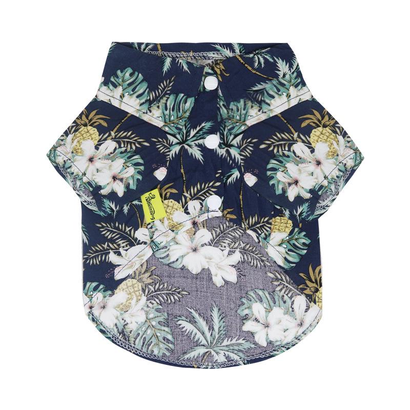

Hawaiian Style Summer Pet Shirt for Small to Medium Cats & Dogs: Pomeranian, Bichon, Teddy, Garfield, British Shorthair XS