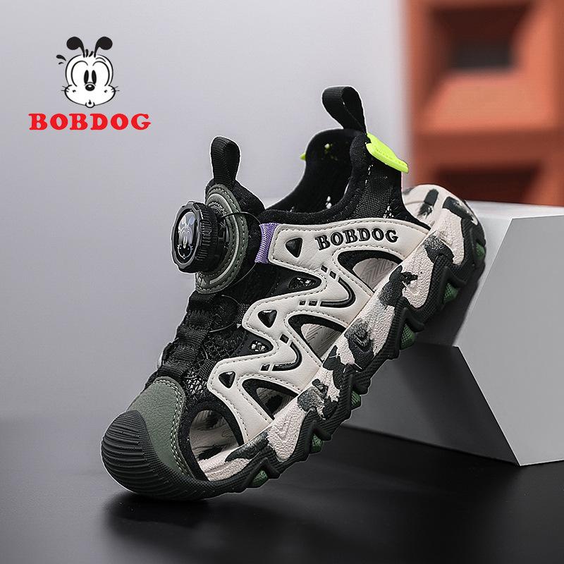 

Babu Bean Classmate Boys Baotou Sandals 2025 Summer New Middle and Older Children s Sports Sandals Girls Sandals 39 бежевый