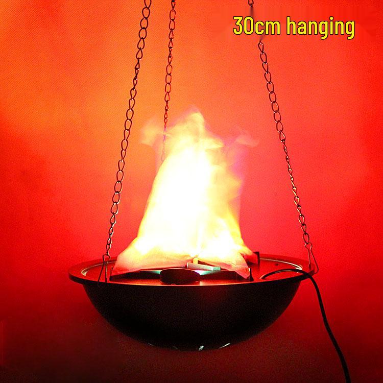 Electronic Prosperous Flame Lamp: Large Simulated Fire for Festivals, Weddings, and Bonfire Party Decor