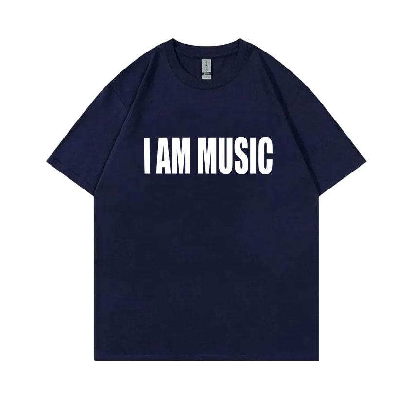 Playboi Carti I AM MUSIC 2025 Album Logo Graphic Print T-shirt Men Fashion Hip Hop Streetwear Unisex Opium Merch Short Sleeve