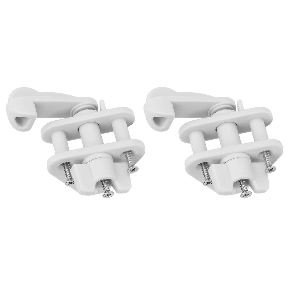 2 Pcs Boat Gate Latch Nylon Secure Closure Pontoon Gate Latch Replacement Kit for 1 Inch and 1 1/4 I