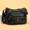 Fashion Single-shoulder Crossbody Bag - Large Capacity, High-end, Soft Leather, Suitable for Middle-aged Mothers' Use Casually
