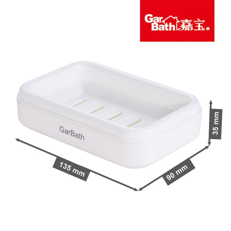 

Двухслойная мыльница для ванной, сливная мыльница, простая утолщенная мыльница, умывальник, креативная квадратная мыльница