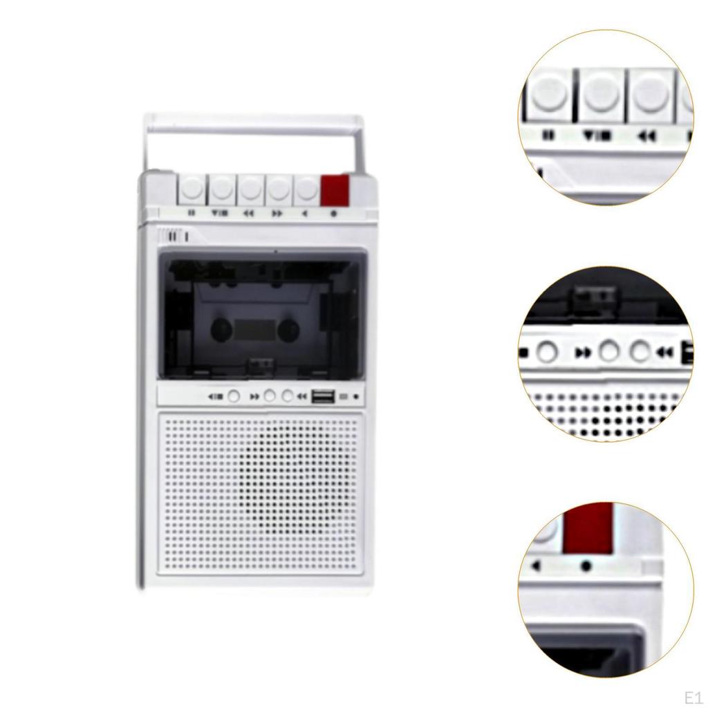 Portable Cassette Player Built in Speaker Birthday Gift Speakers Professional Pocket Stereo Tape