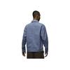 Jordan Essentials Solid Color Polo Casual Buttoned Jacket Men Jackets Blue Grey FN4528-436