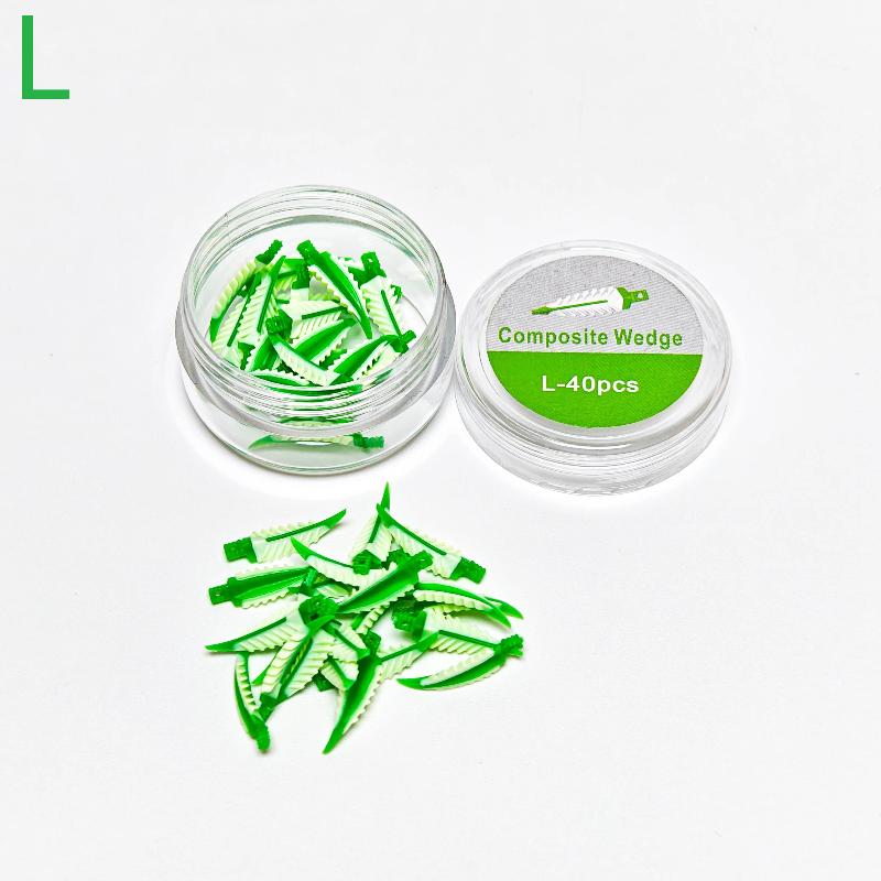 40 Stück Dental Interdentale Keile Abdichtende Kompositkeile Silikon Geeignet Adaptiv Zahnarztmaterial Für Zahnrestauration