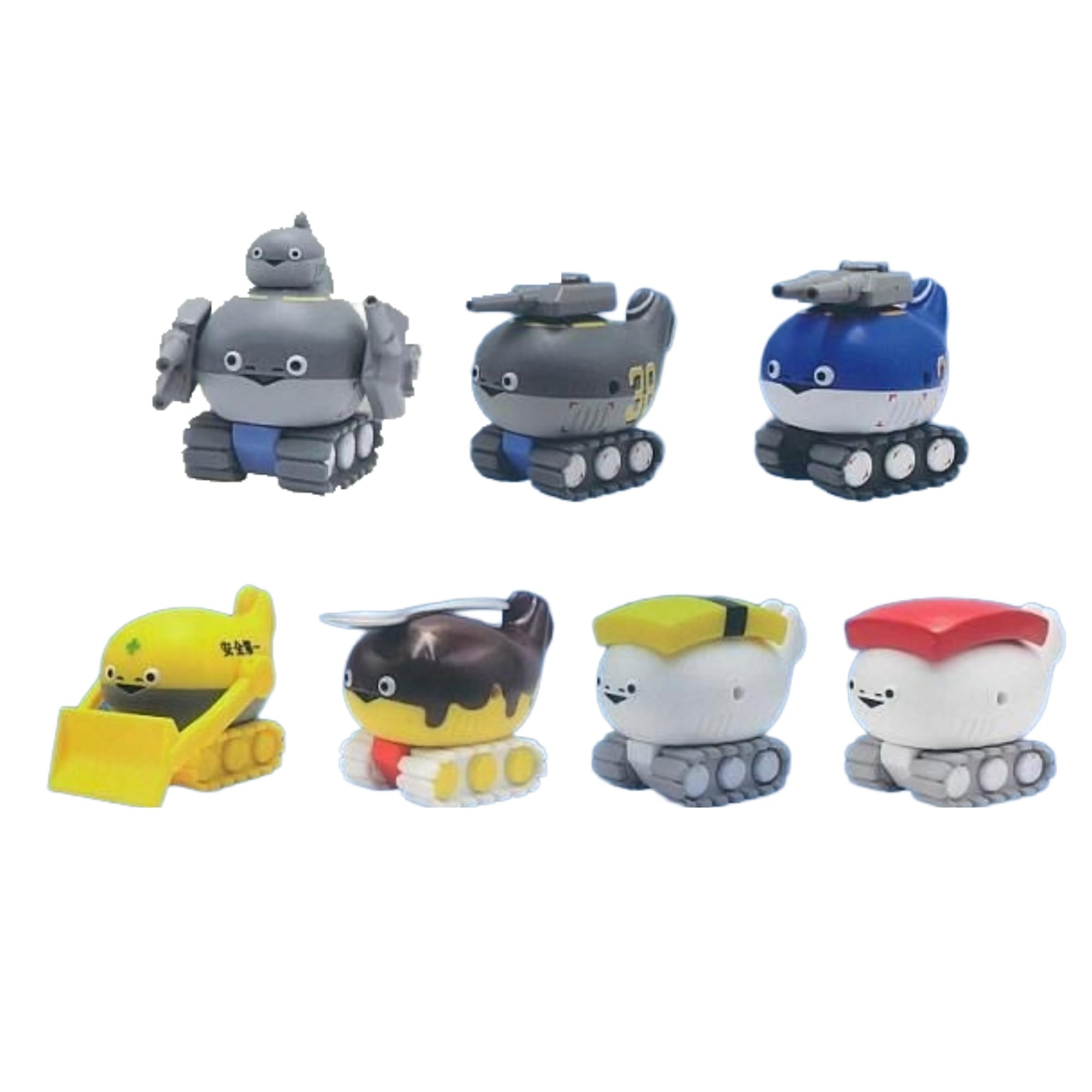 Toys Cabin 1/144 Sakaban Tank x Complete Set of 7 Types (Gachapon Capsule Toy)