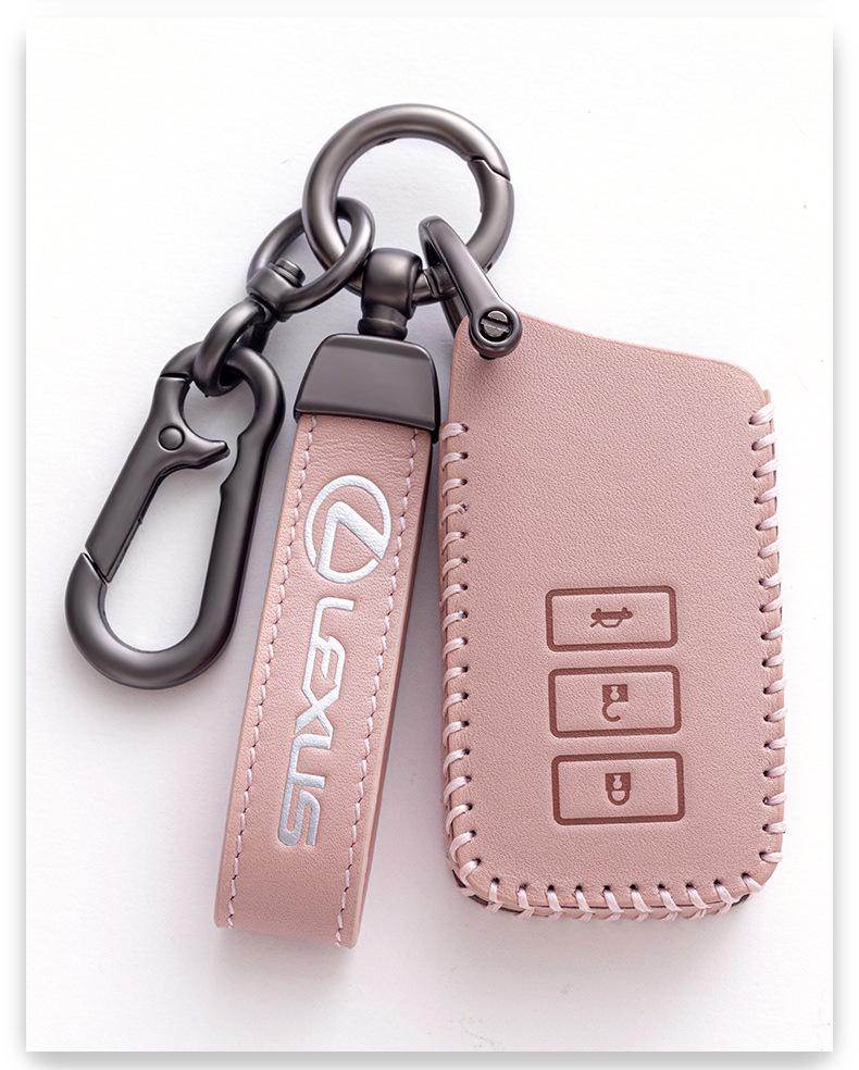 Husă cheie Lexus pentru GS IS ES200 NX RX300 CT200h - Geantă din piele cerată cu ulei